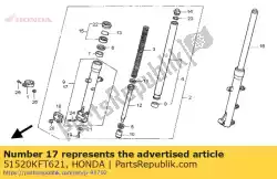 case comp., l. Bodem van Honda, met onderdeel nummer 51520KFT621, bestel je hier online: