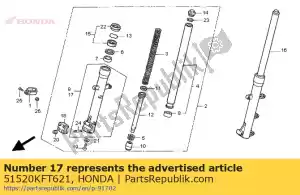 Honda 51520KFT621 case comp., l. bodem - Onderkant