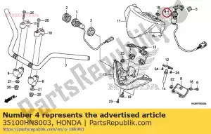 honda 35100HN8003 interrupteur, allumage - La partie au fond