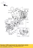 KK132G0660, Suzuki, boulon-bride-sm suzuki rm z vz 250 1600 2004 2005 2006, Nouveau