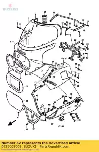 Suzuki 0925008008 cap - Bottom side