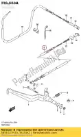 5851027H10, Suzuki, cavo, freno posteriore suzuki  lt a lt f 400 2010 2011 2012 2014 2015 2016 2017 2018 2019, Nuovo