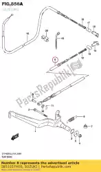 Qui puoi ordinare cavo, freno posteriore da Suzuki , con numero parte 5851027H10: