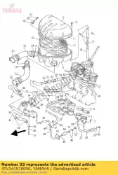 Qui puoi ordinare tubo da Yamaha , con numero parte 4TV141970000: