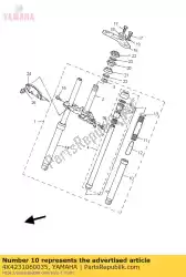 Aquí puede pedir tubo exterior comp. (l. H) de Yamaha , con el número de pieza 4X4231060035: