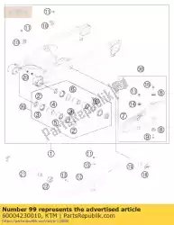 Qui puoi ordinare rappresentante forcellone kit da KTM , con numero parte 60004230010: