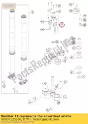 phds progressieve h-bar demping van KTM, met onderdeel nummer SXS07125200, bestel je hier online: