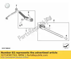 Ici, vous pouvez commander le guidon gauche auprès de BMW , avec le numéro de pièce 32718387743: