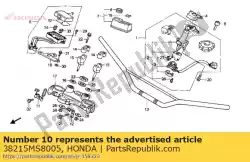 Tutaj możesz zamówić etykieta, bezpiecznik od Honda , z numerem części 38215MS8005: