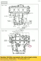 921531043, Kawasaki, bolt,flanged,7x85 kawasaki zzr  b gtr c d a f performance sport e zx1400 abs h j zzr1400 1400gtr zg1400 kact ninja zx14r brembo ohlins 1400 , New