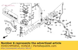 Ici, vous pouvez commander le aucune description disponible pour le moment auprès de Honda , avec le numéro de pièce 45401HM5850: