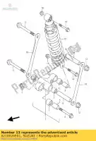 6210026E01, Suzuki, Assorbitore assy, ??r suzuki gsf bandit u su  s gsf600n gsf600ns 600 , Nuovo