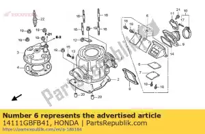 Honda 14111GBFB41 alleen reed-klep - Onderkant