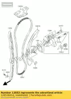 12053S014, Kawasaki, gids-ketting kawasaki kfx400 400 , Nieuw