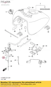 suzuki 4442415H10 mangueira, peito de tanque - Lado inferior