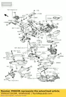 35063072818R, Kawasaki, soggiorno, step, rr, lh, nero kawasaki kle versys b a d klz c abs 1000 650 , Nuovo