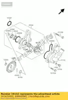 16142S002, Kawasaki, bomba de cobertura ksf400-a1 kawasaki kfx 400 2004, Novo