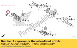 Here you can order the pin, step joint from Honda, with part number 50603KZZ900: