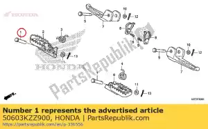 honda 50603KZZ900 pin, step joint - Bottom side