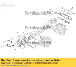Tutaj możesz zamówić specjalna ? Ruba od Piaggio Group , z numerem części 880734:
