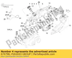 juiste brandstoftank van Piaggio Group, met onderdeel nummer 674798, bestel je hier online: