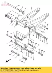 Here you can order the rear arm comp. From Yamaha, with part number 3LC221100000: