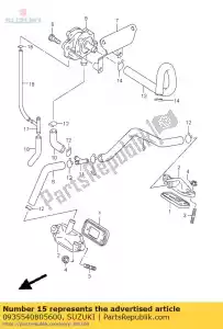 suzuki 0935540805600 manguera - Lado inferior