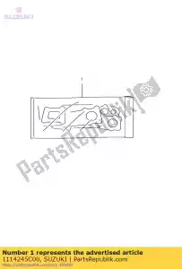 suzuki 1114245C00 gasket,cylinder - Bottom side