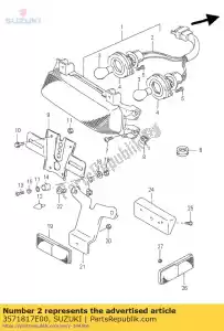 Suzuki 3571817E00 socket & cord - Bottom side