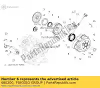 680200, Piaggio Group, wirnik kpl. aprilia  caponord zd4vk000, zd4vka, zd4vk001, zd4vka01 zd4vkb000, zd4vkb001, zd4vkb003, zd4vkb00x, zd4vkb009 zd4vku00 1200 2013 2014 2015 2016 2017, Nowy