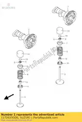 Aquí puede pedir árbol de levas comp, e de Suzuki , con el número de pieza 1272035G00: