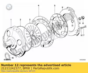 BMW 21211242377 rondella - Lato sinistro