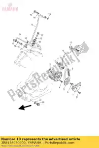 yamaha 3B8134050000 rura olejowa komp. 1 - Dół