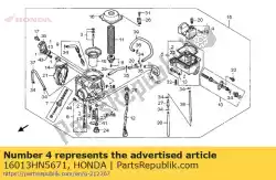 Aquí puede pedir conjunto flotante de Honda , con el número de pieza 16013HN5671: