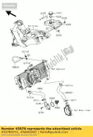 430780052, Kawasaki, Serbatoio er650c9f kawasaki er-6n 650 2009 2010 2011, Nuovo