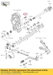 bout, retourveer zx1400hgf van Kawasaki, met onderdeel nummer 921541838, bestel je hier online: