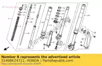 51408KZ4711, Honda, sede, primavera honda cr 125 250 500 1994 1995 1996, Nuovo