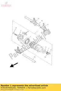 yamaha 4TR185400200 shift cam assy - Bottom side