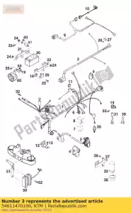 ktm 54611470100 interrupteur de phare avec câble '9 - La partie au fond