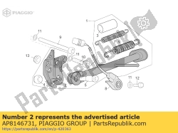 Aprilia AP8146731, Plato, OEM: Aprilia AP8146731