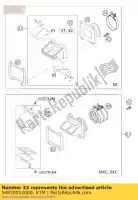 54830052000, KTM, juego de válvulas de láminas v-force 250 04 ktm exc mxc sx sxs 250 300 2002 2003 2004 2005 2006, Nuevo