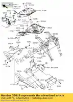 350190576, Kawasaki, falda kawasaki zx10r ninja j k zx1000sx abs 1000 , Nuovo