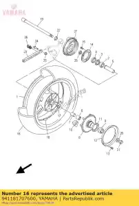 yamaha 941181707600 pneu - La partie au fond