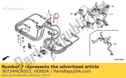 Aquí puede pedir tapa comp., alta tensión (4) de Honda , con el número de pieza 30734MCA003: