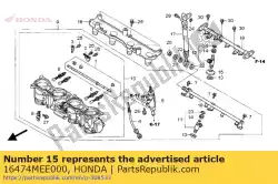 Here you can order the no description available at the moment from Honda, with part number 16474MEE000: