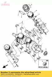 Qui puoi ordinare set di fasce elastiche (std) da Yamaha , con numero parte 3HE116100000: