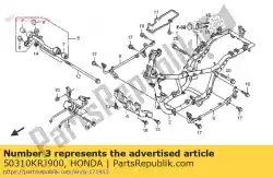 blijf, koplamp van Honda, met onderdeel nummer 50310KRJ900, bestel je hier online: