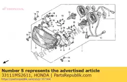 geen beschrijving beschikbaar op dit moment van Honda, met onderdeel nummer 33111MS2611, bestel je hier online: