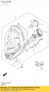 suzuki 0911905023 parafuso - Lado inferior