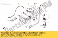 32411MK3300, Honda, deksel, accupool honda vfr  f r cbr cb super four fireblade rr rvf riii rii vfr400r3 vfr750f cb1000f rvf400r cbr900rr 750 1000 900 400 , Nieuw